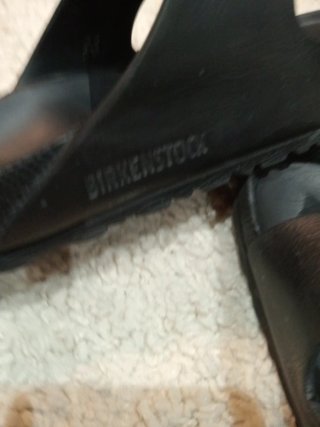 Sandalias Birkenstock Goma EVA Negra Talla 38