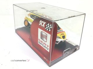 coche slot scalextric seat león wtcc