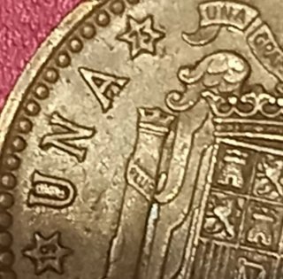 Moneda 1 Peseta 1966 Estrella 75