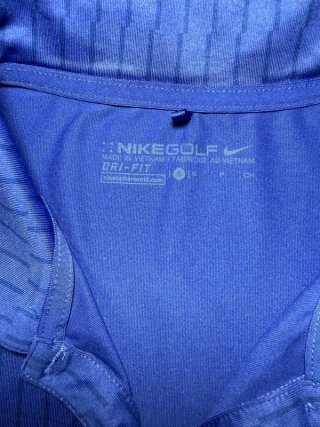 Polo Nike Golf Dri-FIT azul mujer talla S