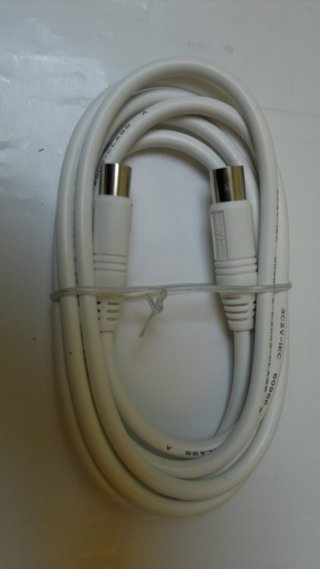 Cable Antena Video Blanco Nuevo