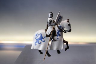 Caballero francés. 1:32. Caballeros de las Cruzadas, Altaya.