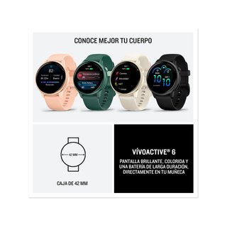 Garmin Vívoactive 6 smartwatch GPS negro