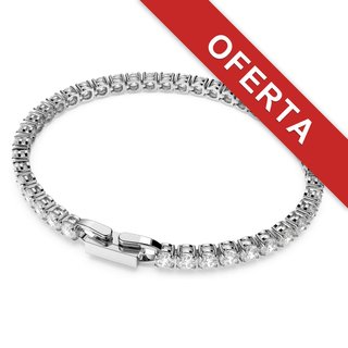 Swarovski Pulsera Tennis Deluxe mujer rodio