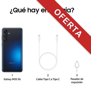 Samsung Galaxy M55 256GB Negro Smartphone