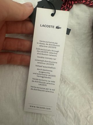 Bolso lacoste de piel