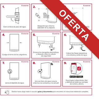 Ariston termo eléctrico ahorro wifi [CMKM]