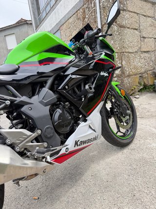 Kawasaki Ninja 125 Sportbike Negra y Verde