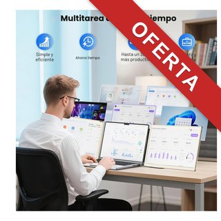 KEFEYA Monitor portátil 15.6” FHD triple