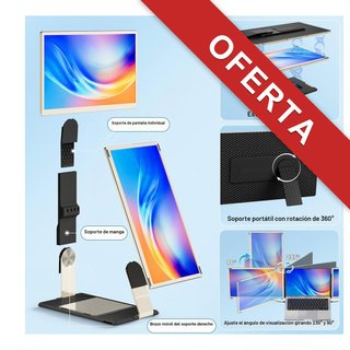 KEFEYA Monitor portátil 15.6” FHD triple