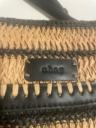 Bolso bandolera de fibra natural