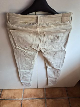Lote 4 Pantalones Pitillo Blancos beig