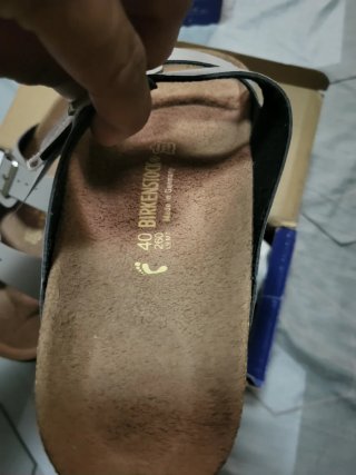 Sandalias Birkenstock Arizona Talla 40 Gris