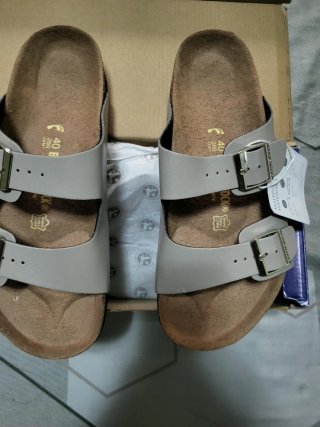 Sandalias Birkenstock Arizona Talla 40 Gris