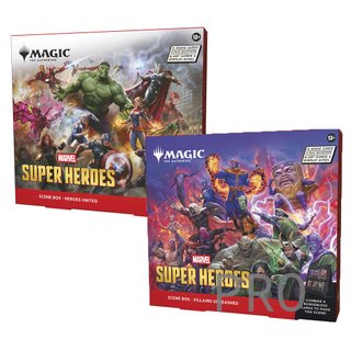 MTG - Marvel Super Heroes: Cajas de Escena (Set 2 Cajas de Escena) Inglés