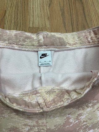 Pantalón Jogger Nike Mujer XL Camuflaje Rosa Beige