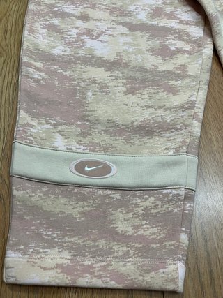 Pantalón Jogger Nike Mujer XL Camuflaje Rosa Beige