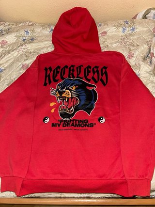 Sudadera roja hombre Talla S