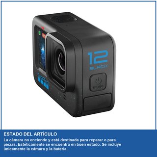 - GoPro HERO12 Black cámara acción resistente