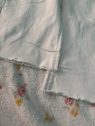 Pantalones vaqueros acampanados blancos T.34