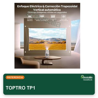 Proyector portátil TOPTRO TP1 4K wifi bluetooth