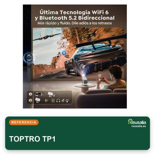 Proyector portátil TOPTRO TP1 4K wifi bluetooth
