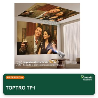 Proyector portátil TOPTRO TP1 4K wifi bluetooth