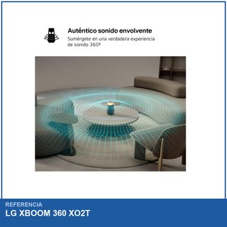 LG XBOOM 360 XO2T altavoz portátil 360º