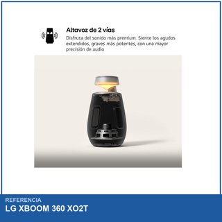 LG XBOOM 360 XO2T altavoz portátil 360º