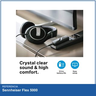 Sennheiser Flex 5000 amplificador sonido TV