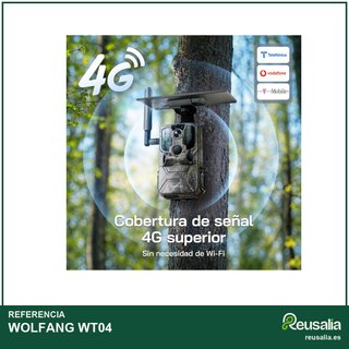 WOLFANG WT04 cámara caza 4G 7800mAh 2.5K