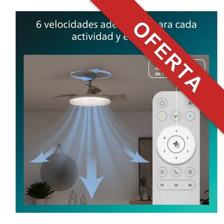Philips Solr ventilador techo lámpara LED
