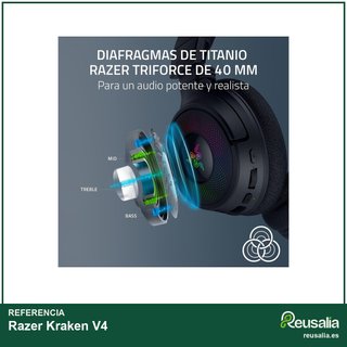 Razer Kraken V4 auriculares gaming inalámbricos