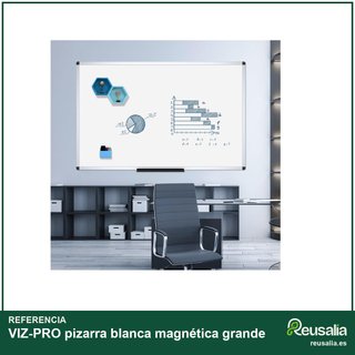 VIZ-PRO pizarra blanca magnética grande