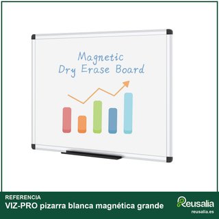 VIZ-PRO pizarra blanca magnética grande