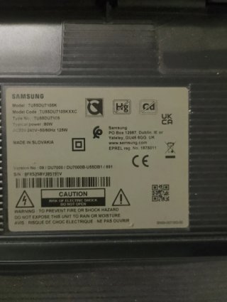 Televisor Samsung Negro Violeta
