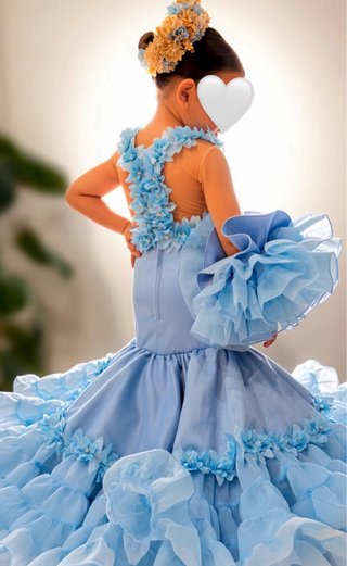 Traje de flamenca niña