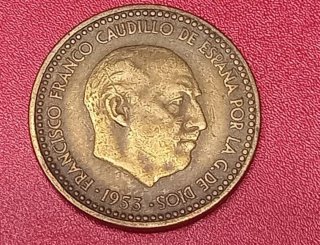 Moneda 1 Peseta 1953 Estrella 61