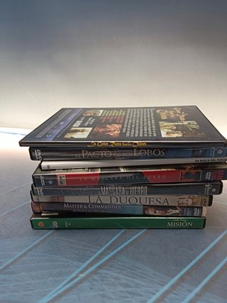8 peliculas, dvds, aventuras y de epoca