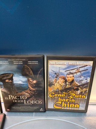 8 peliculas, dvds, aventuras y de epoca