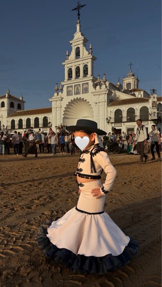 Traje Flamenca Niña 3 Piezas