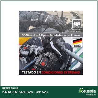 KRASER KRGS28 guantes moto calefactables invierno