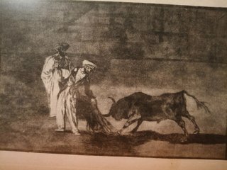 Grabado Goya Tauromaquia Antiguo