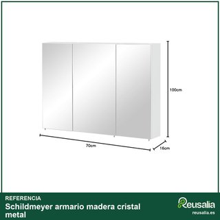 Schildmeyer armario madera cristal metal