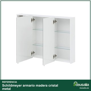 Schildmeyer armario madera cristal metal