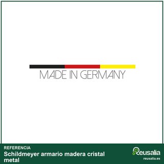 Schildmeyer armario madera cristal metal