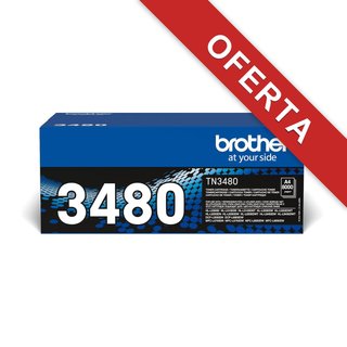 Brother TN3480 cartucho tóner negro 8000 páginas