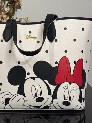 Bolso Capazo Disney Mickey & Minnie Lunares