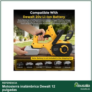 Motosierra inalámbrica Dewalt 12 pulgadas