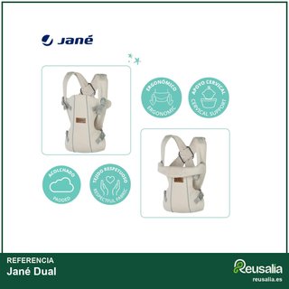 Jané Dual mochila portabebé ergonómica acolchada